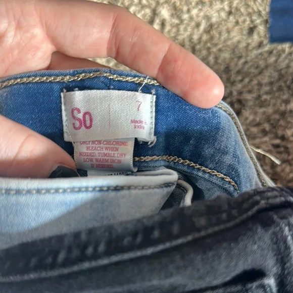 SO Skinny Jeans Black and Blue - Picture 7 of 9